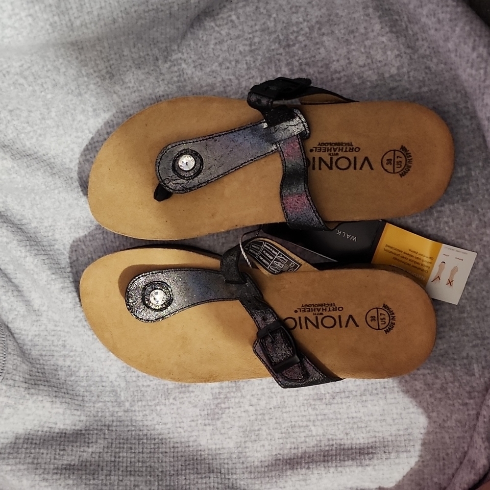 Women's grey sandals